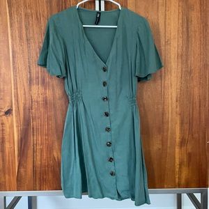 Zara mini dress with buttons. Size S.